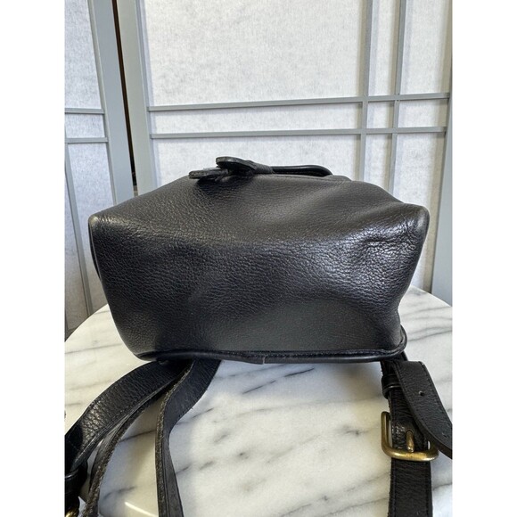 Vintage Coach Daypack 9960, Black Leather with Hangtag Backpack - Picture 8 of 13
